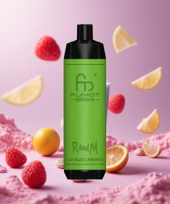 Синьо Малина Лимонада RandM Fumot Shisha 10000 Въздуха 18мл Презареден wholesale bulgaria