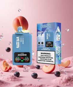 Праскова Лед & Боровинка Лед Razz Bar 40000 Пуфове 650mAh Тип-C wholesale bulgaria