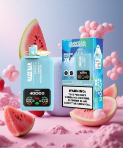 Синьо Рац Лед-Ягода Диня Дъвка Razz Bar 40000 Puffs Едноразов Вейп с Power Screen Display wholesale bulgaria