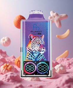 Синьо Fumot Leopard 40K Puffs Dual Mesh wholesale bulgaria