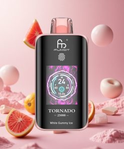 Бял Гъми Айс Fumot Tornado 25000 пуфса Акумулаторна батерия wholesale bulgaria